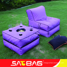 New style outdoor fabric teapoy bean bag